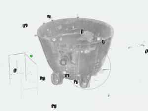 法如3D成像---渣罐尺寸检验